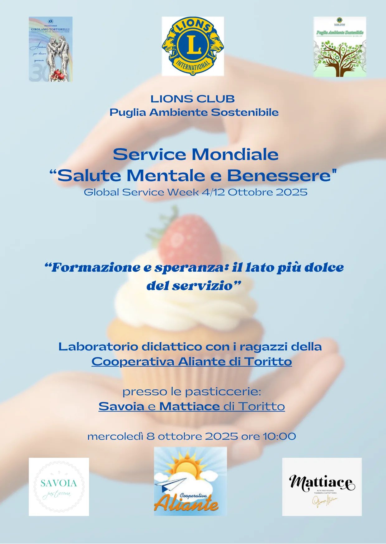 Locandina dell’iniziativa su salute mentale e benessere