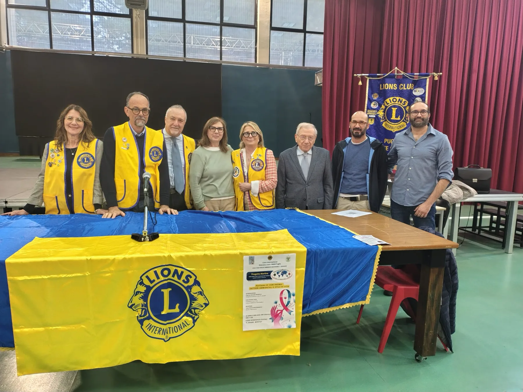 Incontro del Progetto Martina in un’aula del liceo