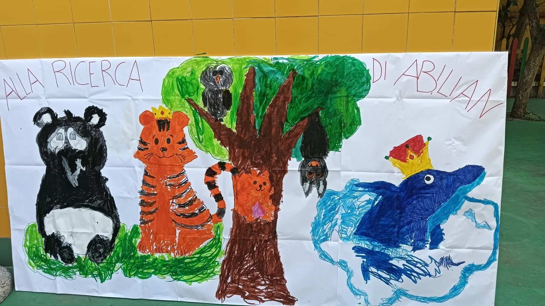 Elaborato realizzato dai bambini durante il percorso “Alla ricerca di Abilian”