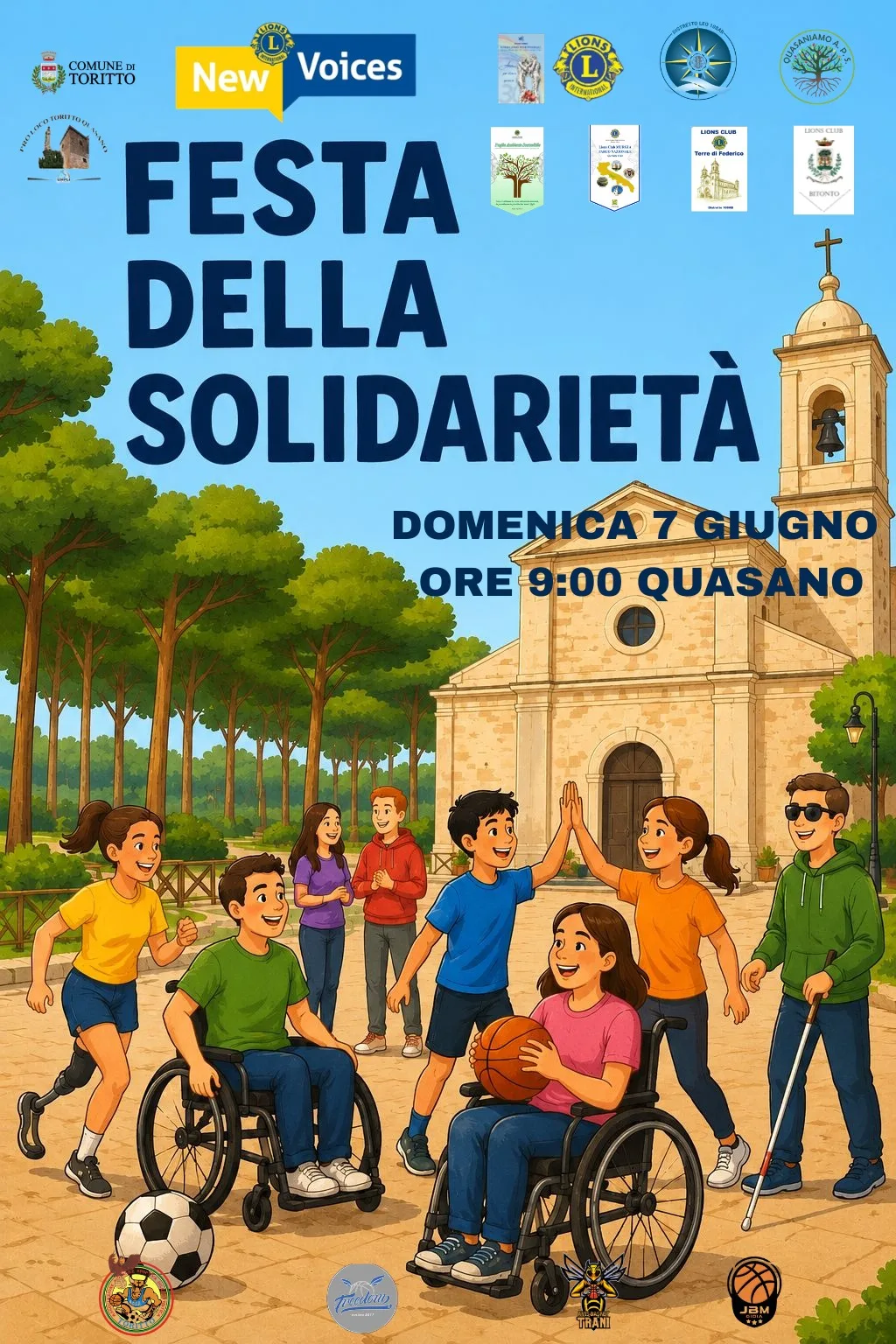 Locandina della Festa della Solidarietà
