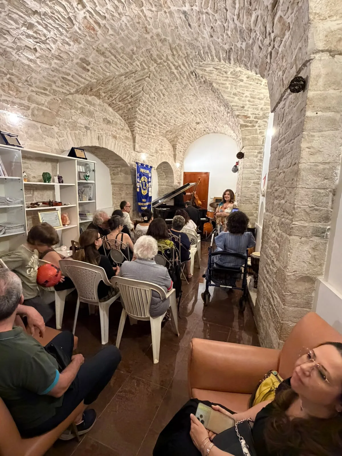 Il luogo che ha ospitato la serata musicale